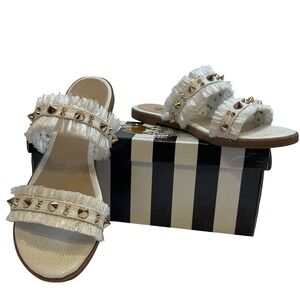 Camel‎ Threads Women's Size 8 Blair Pearl Fridge Spike Sandal